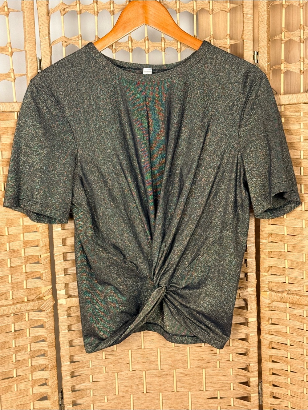 NWOT Lululemon Crescent T-Shirt *Spark Black Size 4